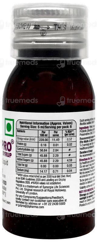 Gutpro Syrup 30Ml